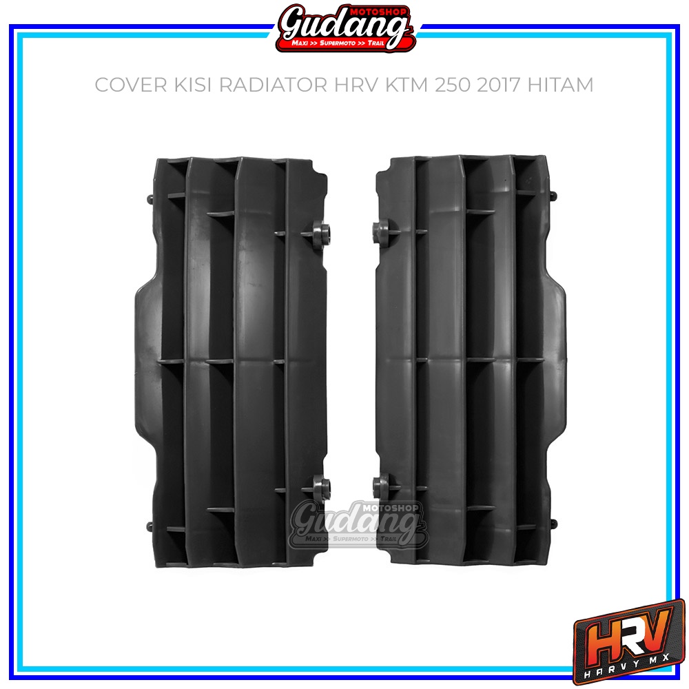 Cover Kisi Kisi Tutup Pelindung Radiator KTM 250 2017 HRV Hitam Orange Putih