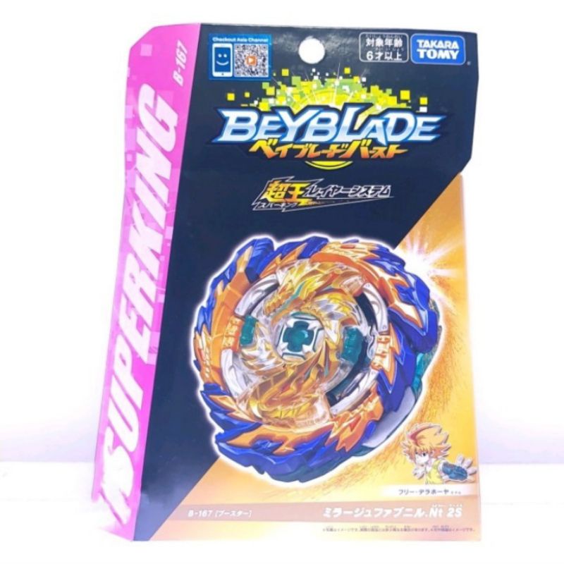 Beyblade Burst Superking B-167 Mirage Fafnir.Nt 2S Takara Tomy
