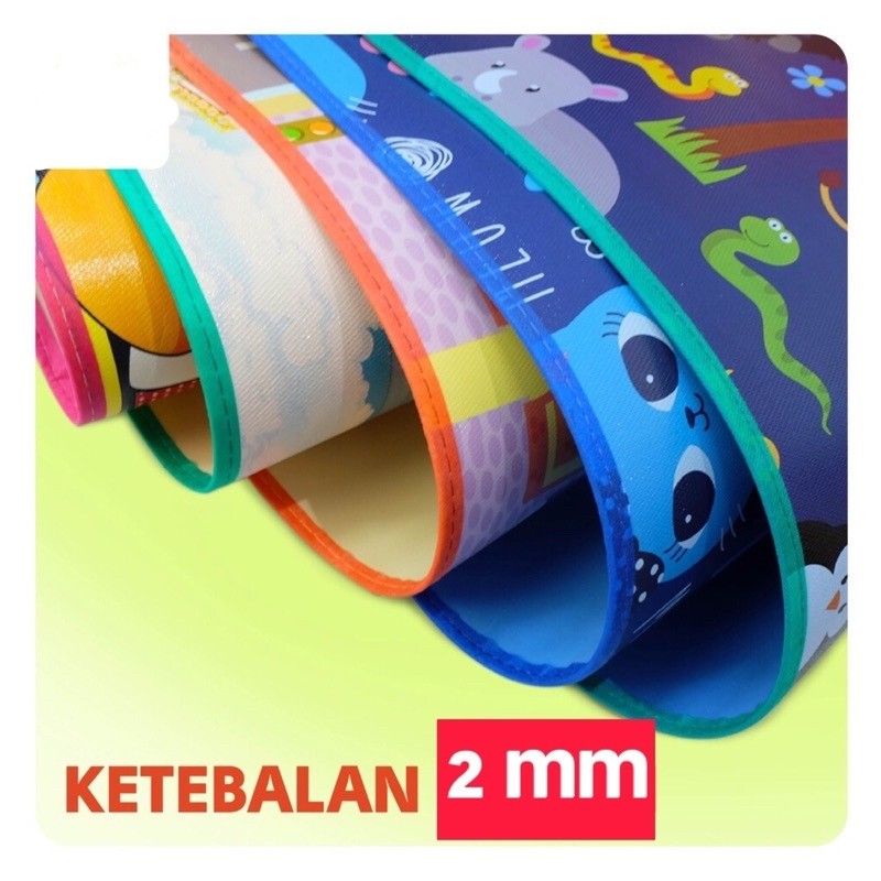 BELI 1 GRATIS 1 - KARPET SPON SAJADAH  / TIKAR LANTAI SPONS MOTIF KARAKTER