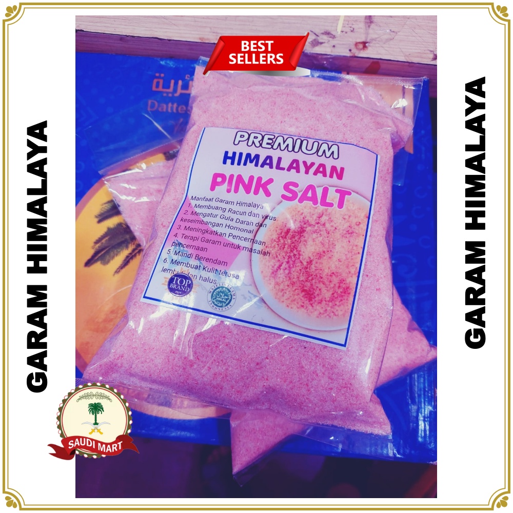 

Garam Himalaya 500g - Natural Himalayan Pink Salt - Himsalt TERMURAH