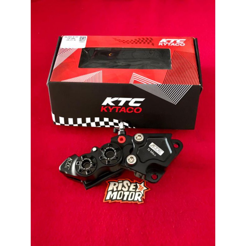 Kaliper KTC Kytaco Nmax 4 Piston MTF Depan Hitam