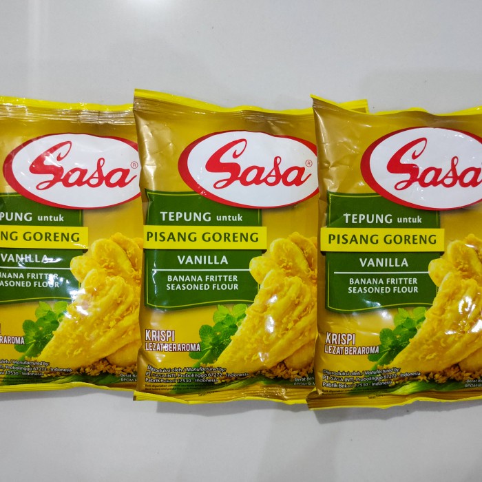 

TERBARU Sasa tepung pisang goreng vanilla 225 gr