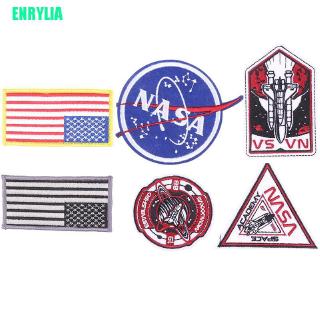 Ff Nasa Space Center Astronaut Program Vector Embroidery Patch Badge Emblem N Shopee Indonesia