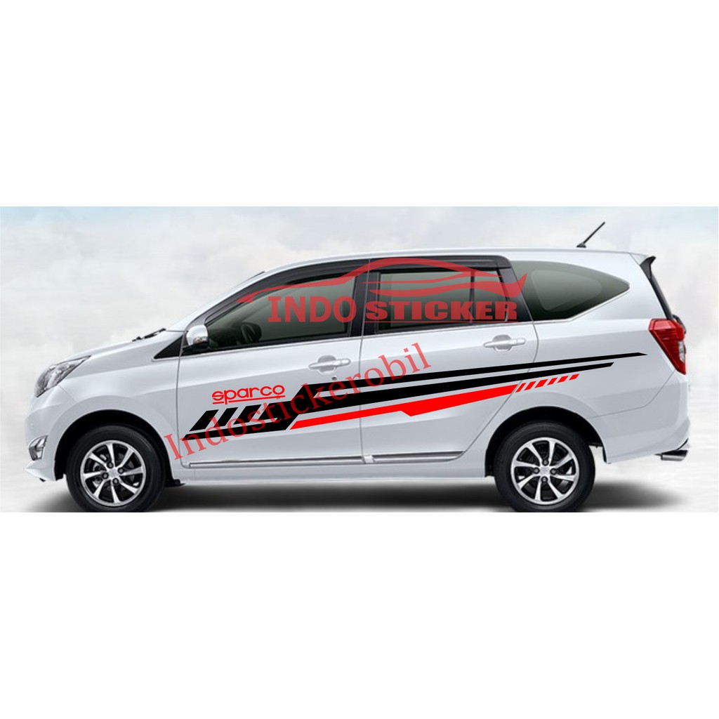 STICKER STIKER MOBIL SIGRA STIKER MOBIL CALYA SIGRA INNOVA BODY SAMPING