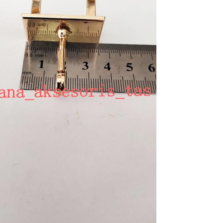 AKSESORIS TAS IMPORT KUNCI 1 SET LENGKAP WARNA LIGHT GOLD