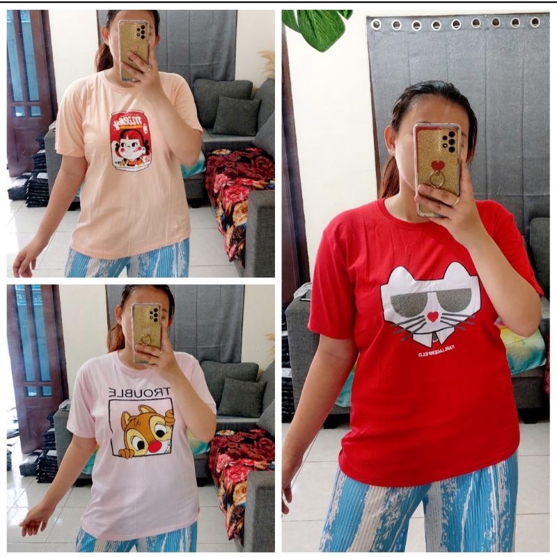 NEW KAOS COTTON PREMIUM PART 3 / KAOS MURAH / KAOS WANITA MURAH