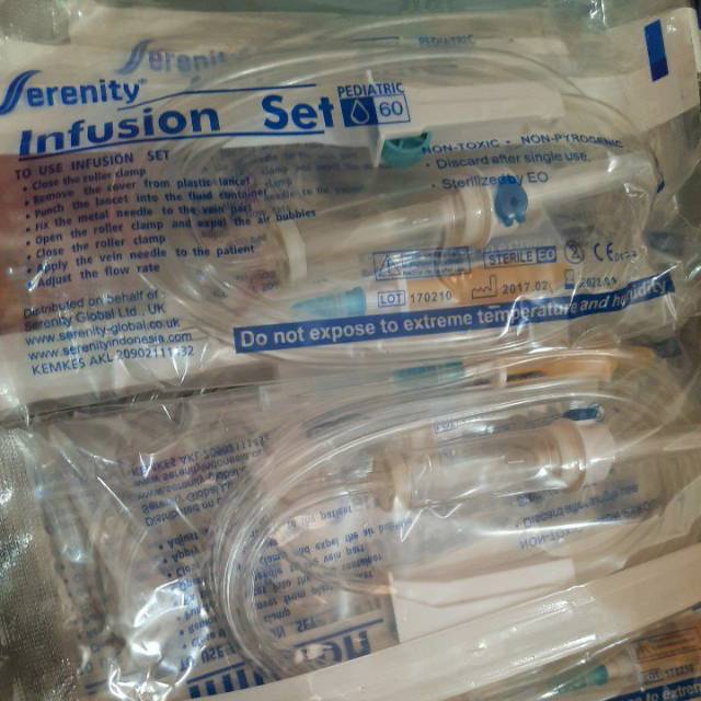 Infusion set Dewasa dan anak dengan Conector Y harga 1 pcs