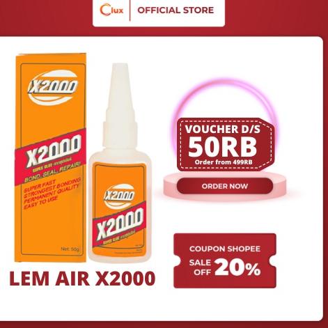 

[PRODUK DN9JZ] [HOT] Lem X2000 Perekat Instan Cairan Super Kuat, Lem super kuat digunakan untuk banyak bahan P89