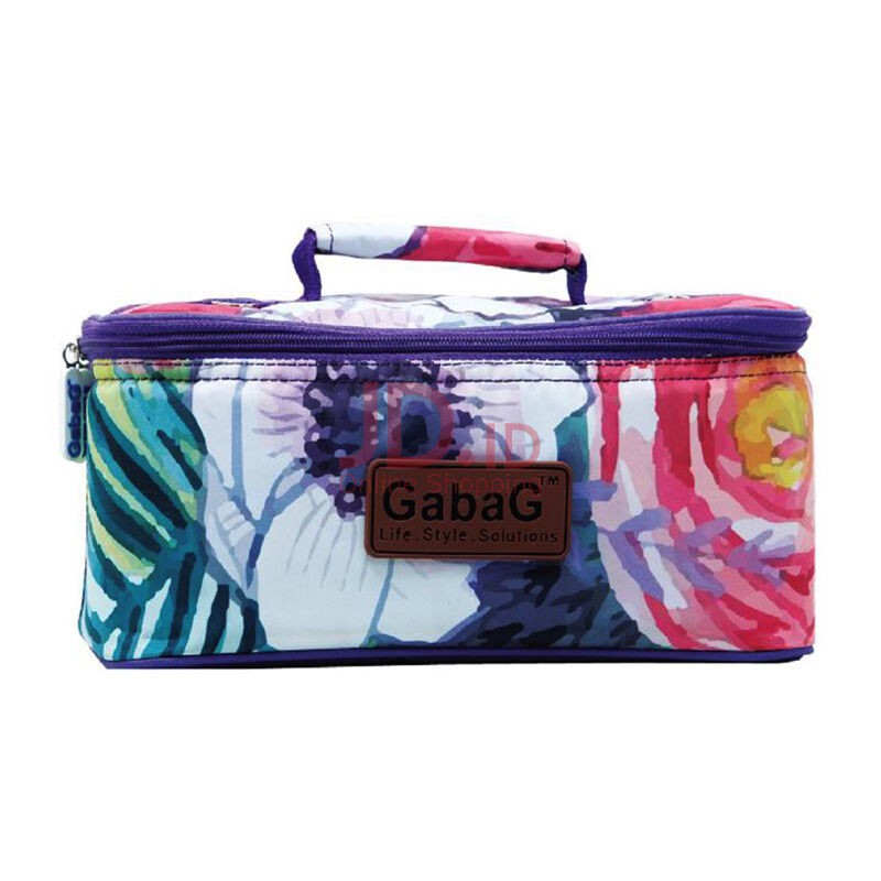 Gabag Single Infinite Series Cooler Bag / Tas Asi - Motif Bunga, Awan, Crystal, RAIN LILY + Free 1 ice gel