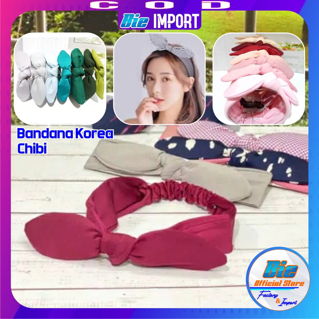 Bandana Chibi Korean Style Impor Best Seller