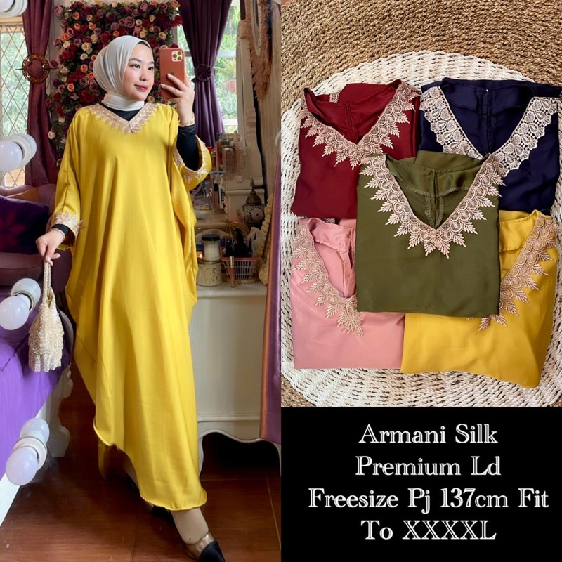 Kaftan Armani silk renda