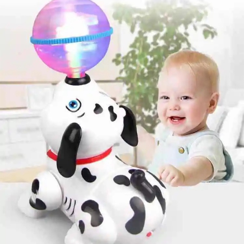 Mary Robotic Stunt Dog Toys Anjing Peliharaan Elektronik Untuk Semua Usia Hadiah Anak Laki-Laki Dan Perempuan Untuk Menyanyikan Dance Barks Walk Light