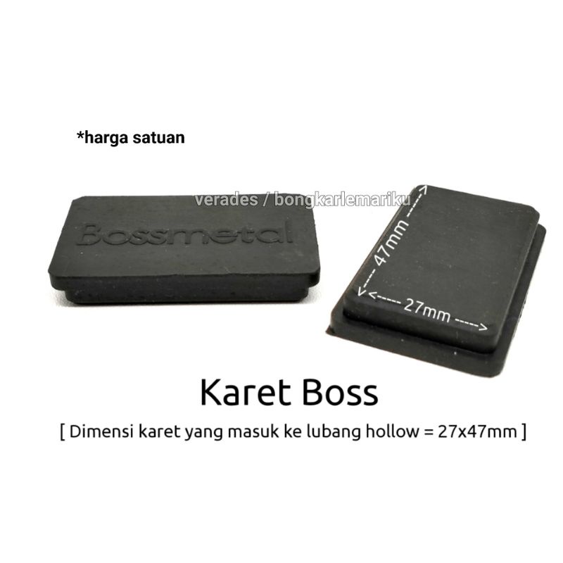 Karet Boss 27x47mm / Karet Tutup Hollow Holo