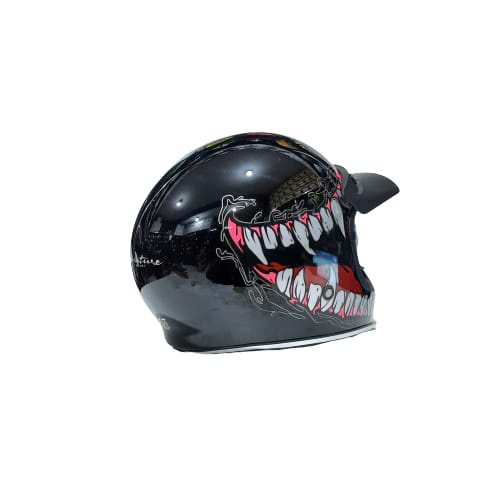 Helm Cakil JPX JP Signature SG 06 Venom Hitam Glossy ORIGINAL