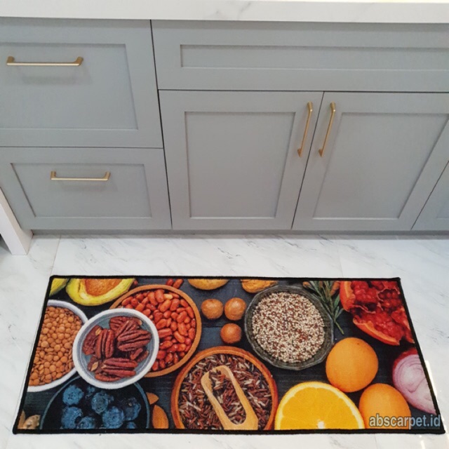 Keset Lantai Dapur Modern  ukuran 50 x 120 cm anti slip 