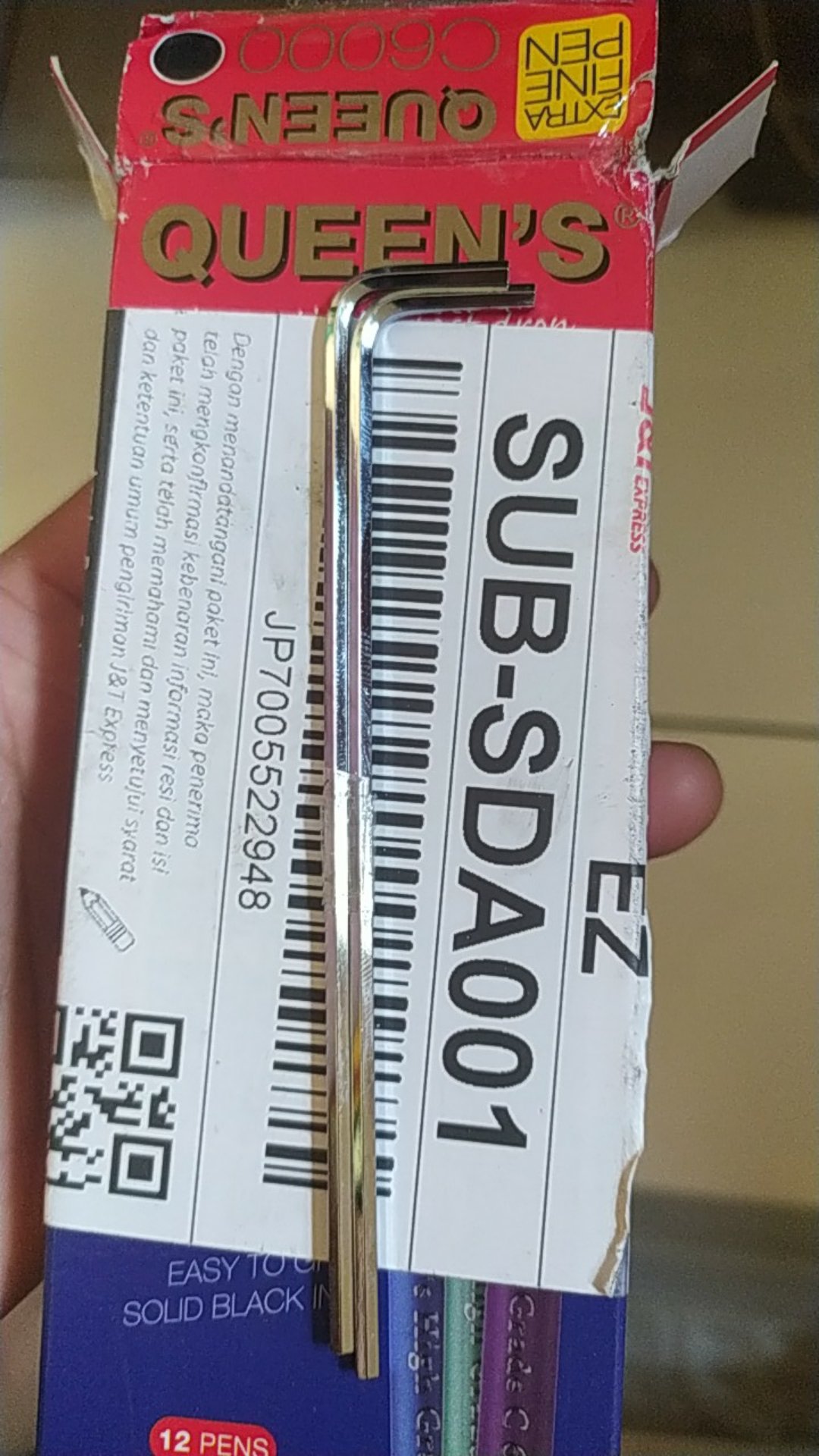 Tekiro Kunci L Eceran Panjang 2mm, 2.5mm, 3mm, 4mm, 5mm