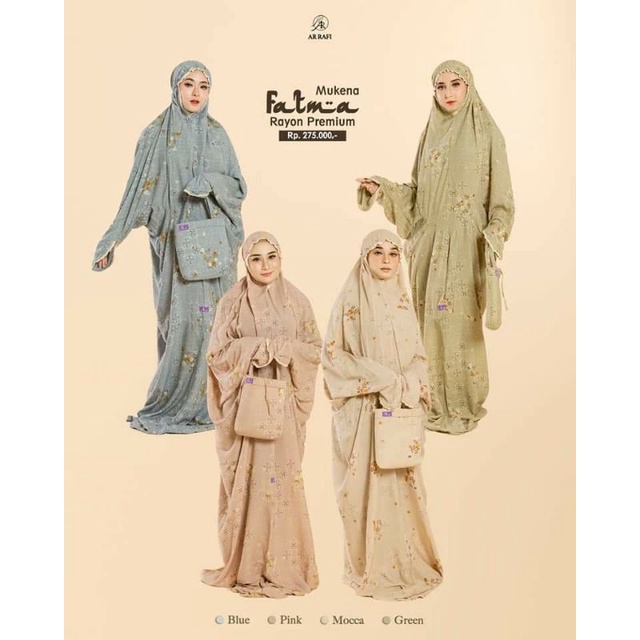 Mukena lajuran mukena terusan mukena potongan dewasa Mukena terbaru mukena fatma  Arrafi