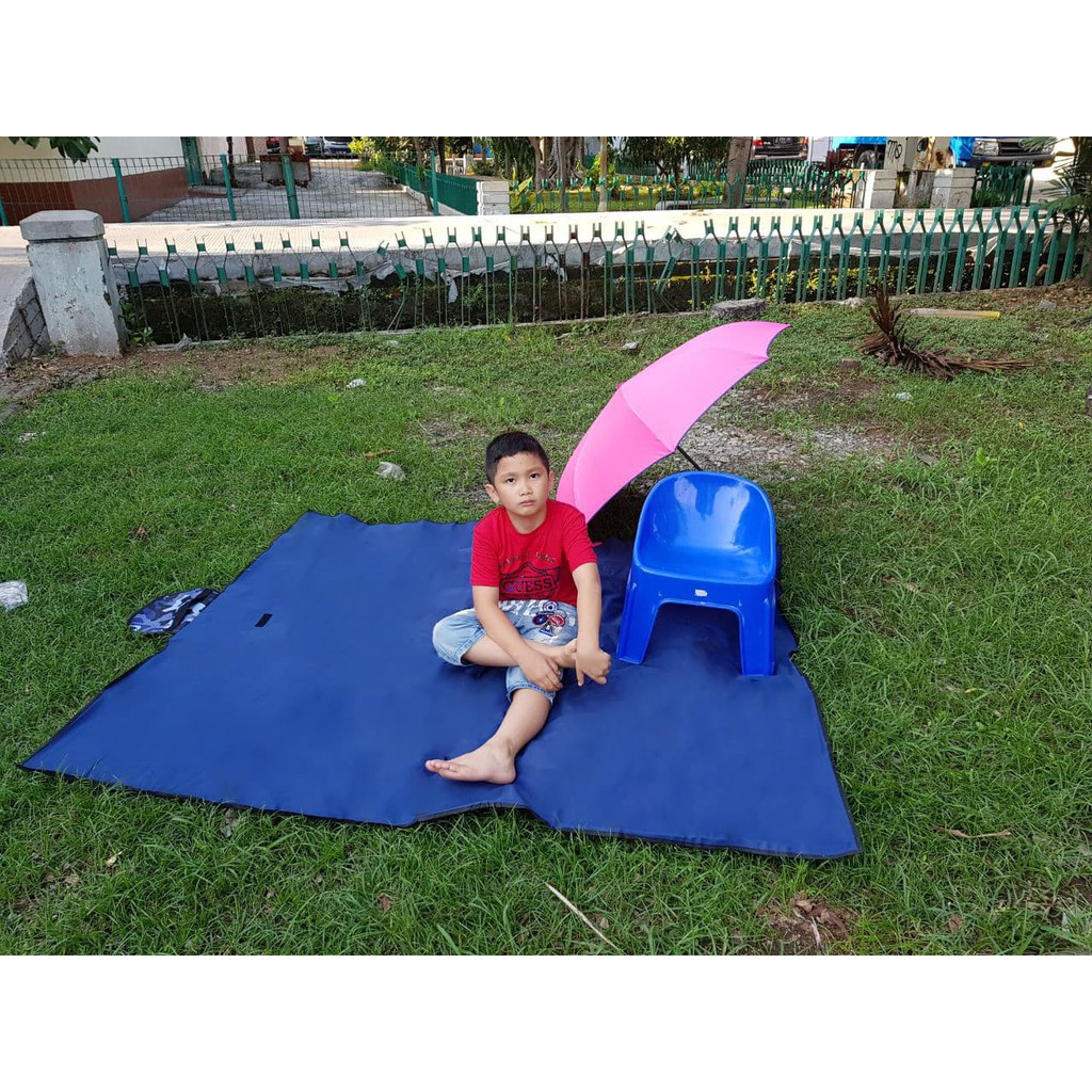 Matras piknik foldable Tikar piknik tikar tamasya tikar lipat warna dan model harus random