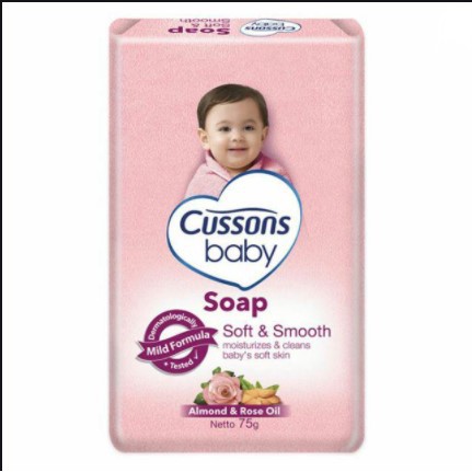 Cussons Baby Bar Soap Soft &amp; Smooth 75 G / sabun batang bayi cussons / sabun mandi