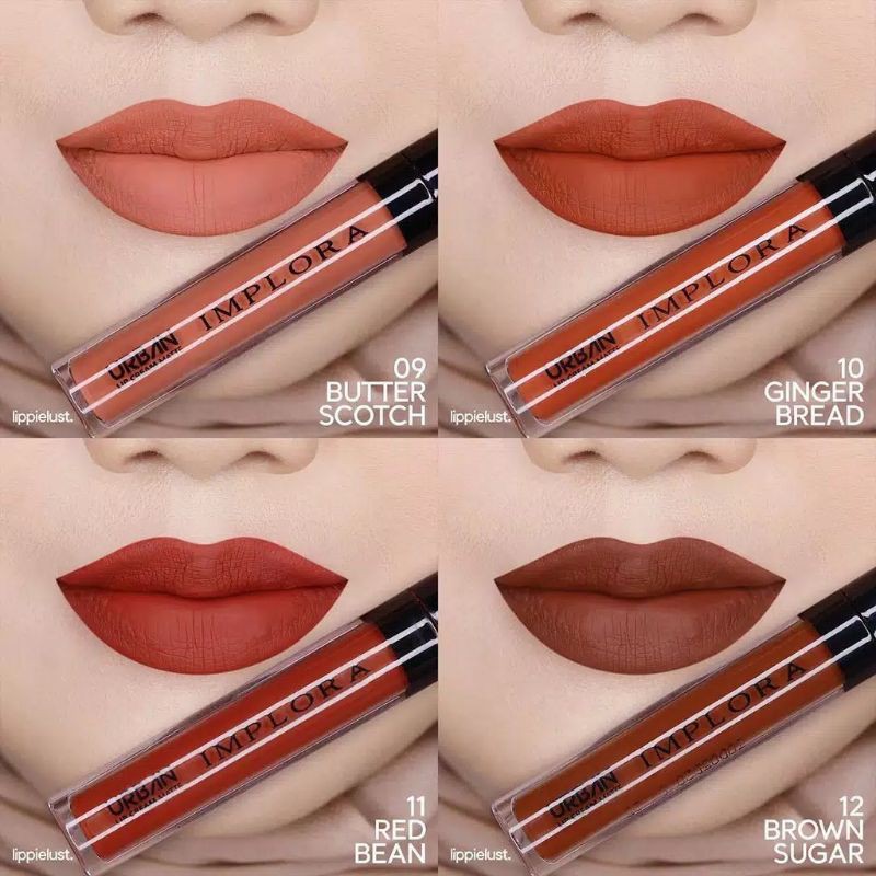 Urban Lipcream Implora Bpom Lip Cream Lipstik Matte Cod Shopee Indonesia