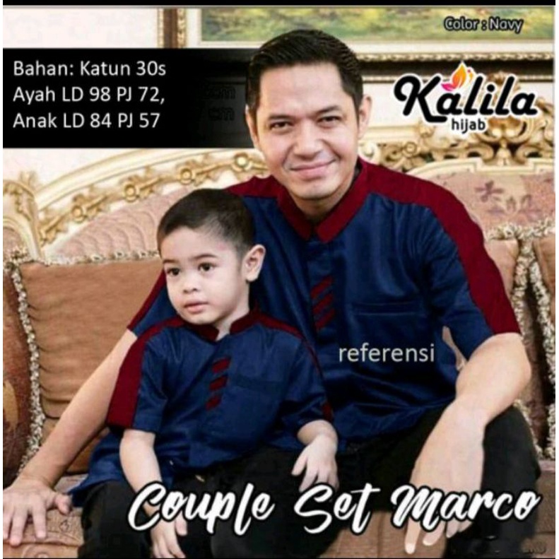 COUPLE KOKO AYAH DAN ANAK/KOKO ANAK MURAH/KOKO LEBARAN