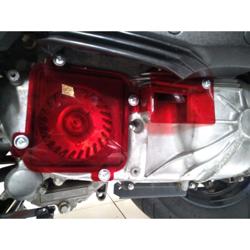 cover CVT Yamaha X-Max 3layer akrilik.cover CVT X-Max.akrilik