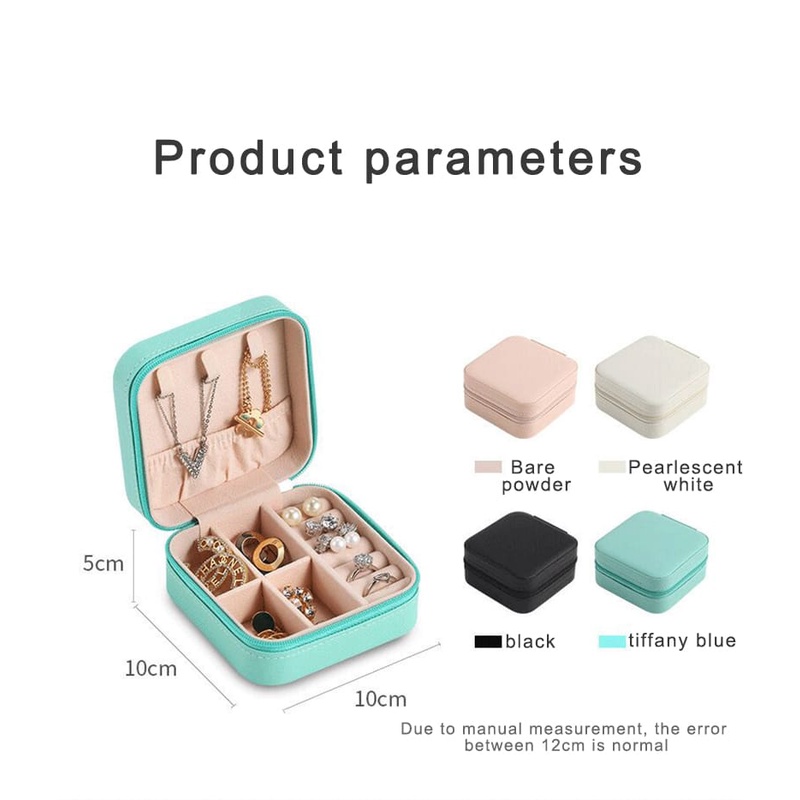 Box Perhiasan Kotak Tempat Penyimpanan Gelang Anting Kalung Cincin Jam Aksesoris Wanita Organizer