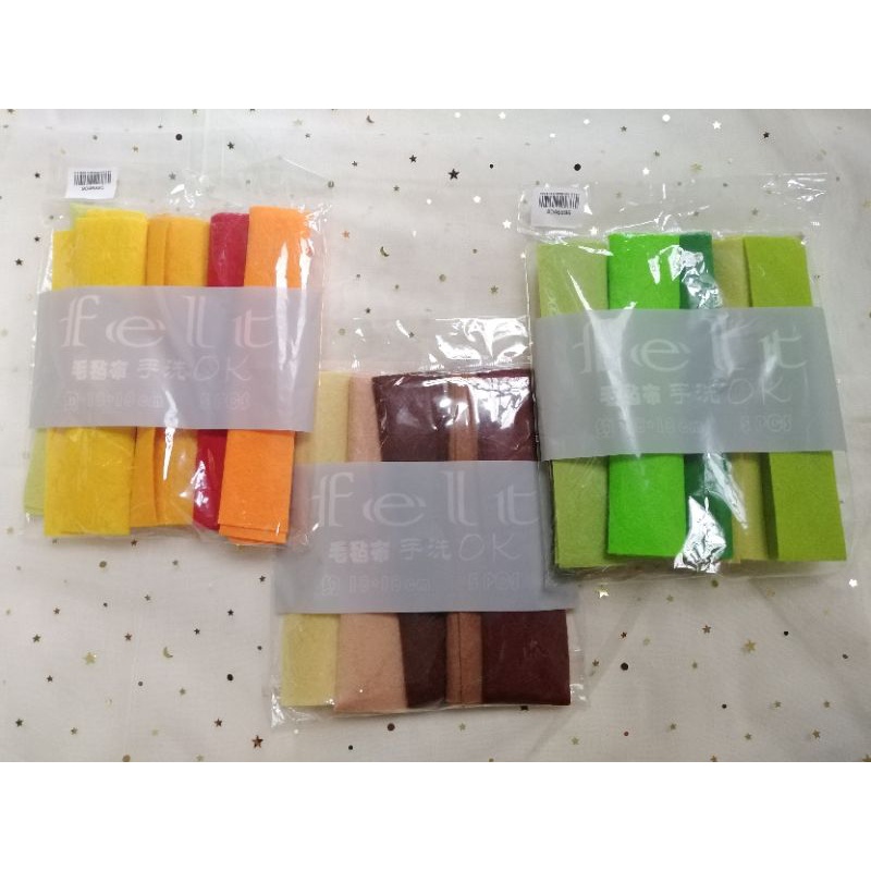 Paket flanel seri warna 5 warna