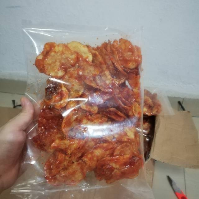 snack emping, opak ,kentang homemade 250gr