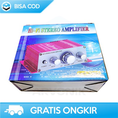 MIXER AUDIO MURAH LEPY HY-2001 AMPLIFIER MINI 12 VOLT SPEAKER BASS