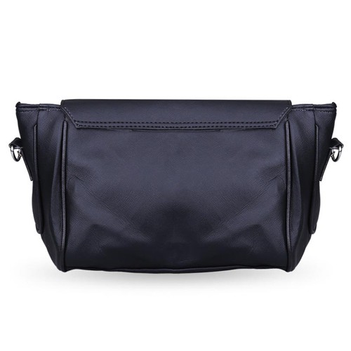 tas pundak wanita shoulder bag cewek hitam bunga tali rantai (2G2) bta273