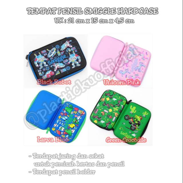 

TEMPAT PENSIL SMIGGLE HARDCASE ORIGINAL (S77C01)