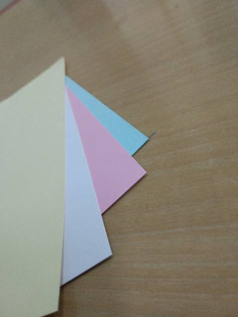 Kertas Brief card warna/BC/Tik 200 gsm isi 50 lembar