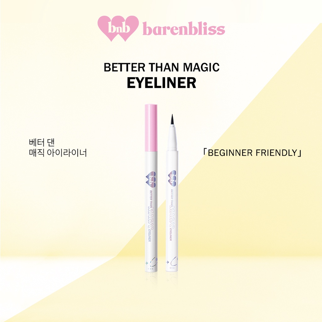 BNB barenbliss Better Than Magic Eyeliner Waterproof Korea Make Up Eyeliner Pensil【Tahan Lama-Hitam】