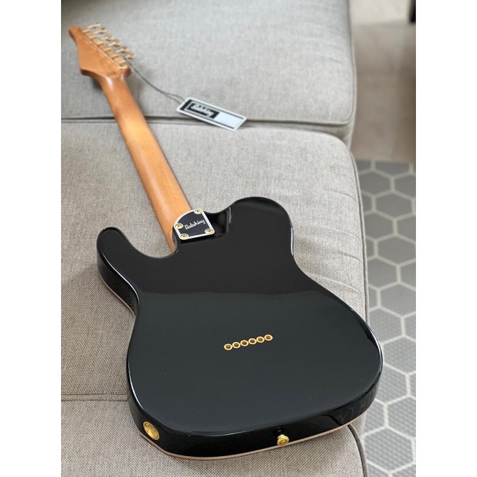 Soloking Mt-1 Thinline In Black Beauty With Gold Hardware