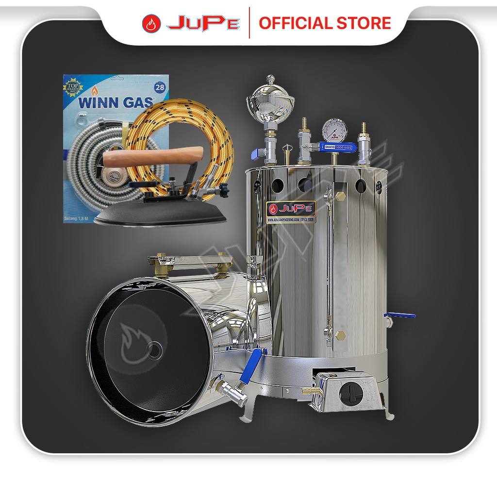 Order Khusus setrika uap gas boiler laundry