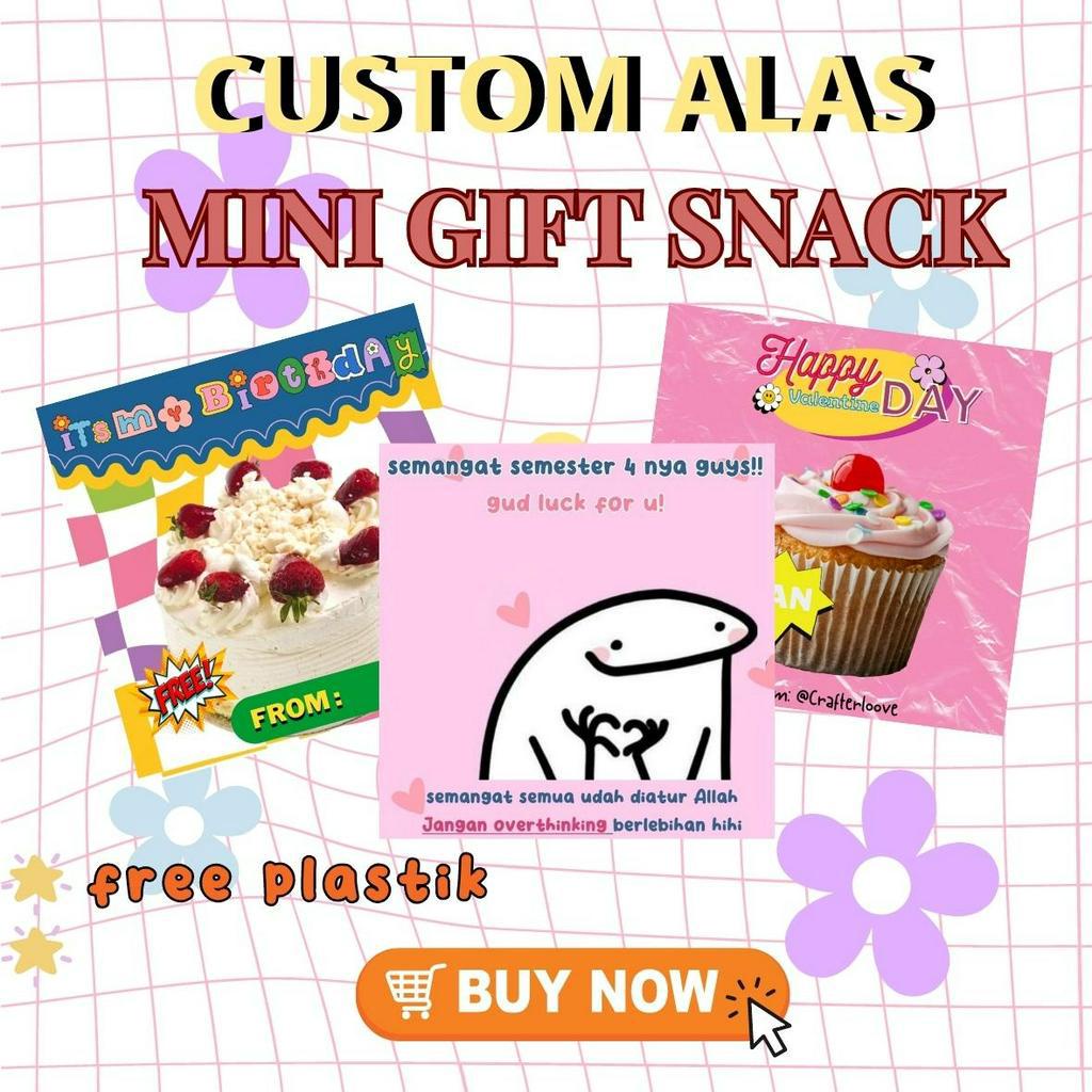 

[SEMARANG] CUSTOM ALAS KERTAS MINI GIFT SNACK VALENTINE MURAH