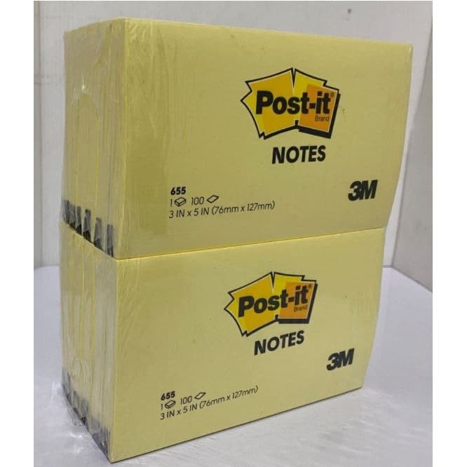 

3M Post it 655 76x127mm (Per pad)