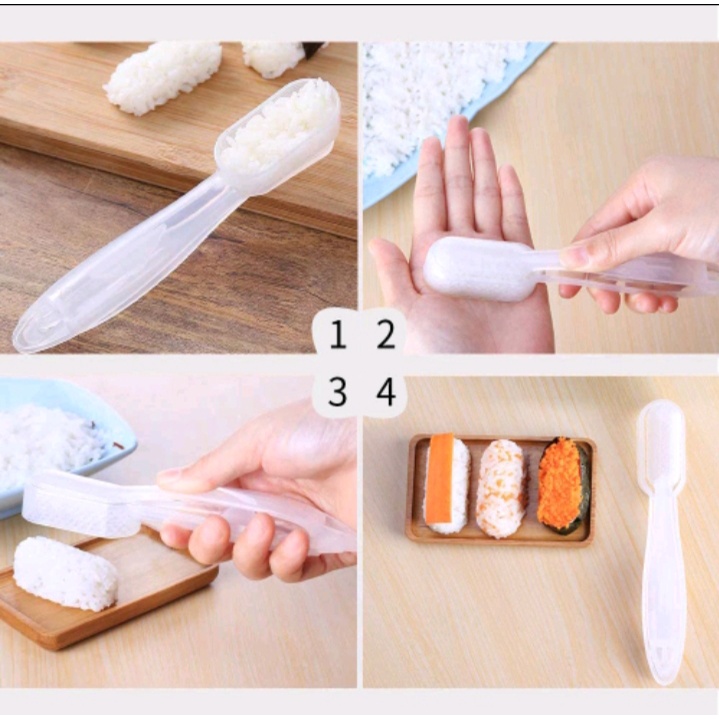 Cetakan Nasi Sushi Simpel Cetakan Sushi Bento Dengan Gagang - Cetakan Rice Mold - Cetakan Nasi Bento