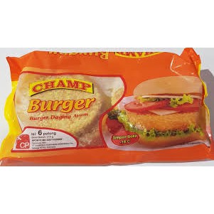 

CHAMP BURGER 315GR (isi 6 pcs) CHAMP CHICKEN BURGER