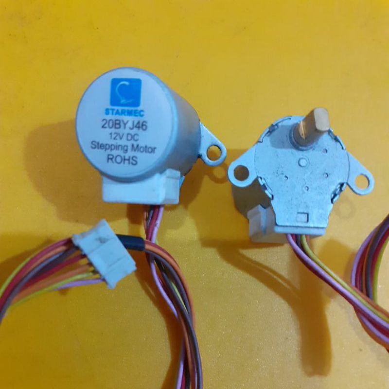 Motor swing ac split 20BYJ46 12V DC Soket besar 5kabel