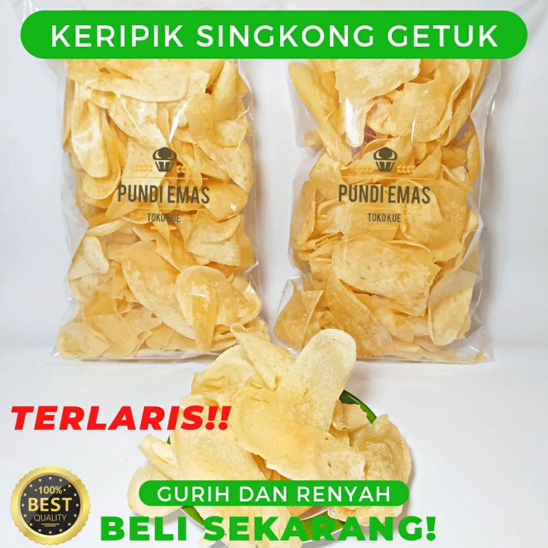 Keripik Singkong GETUK Asin Gurih 250gr