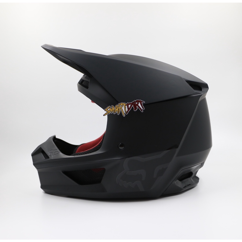 HELM MOTOR CROSS FOX V1 BLACK MATT 2022 HELM TRAIL FOX V1 ORIGINAL