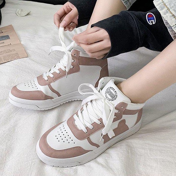 TBIG [COD] Size 35 - 40 Sepatu Sekolah Sneakers Import Shoes TOPBEAR Fashion Wanita Sepatu Korea Style Sekolah Kuliah