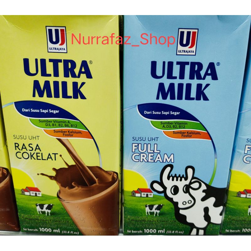 

SUSU UHT ULTRA MILK 1000 ml PLAIN COKLAT