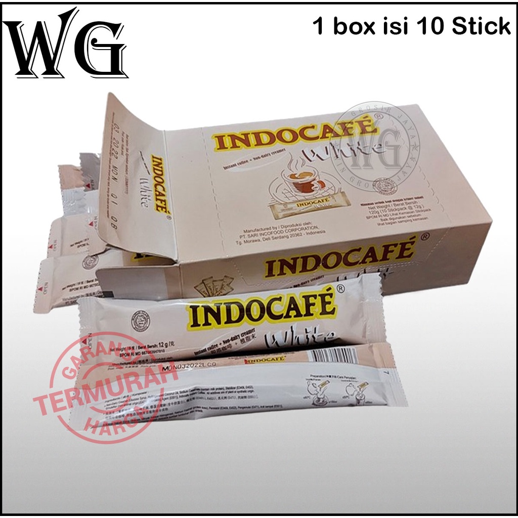 

Minuman Indocafe White Coffee No Sugar Added Tanpa Gula Isi 10 Sacshet