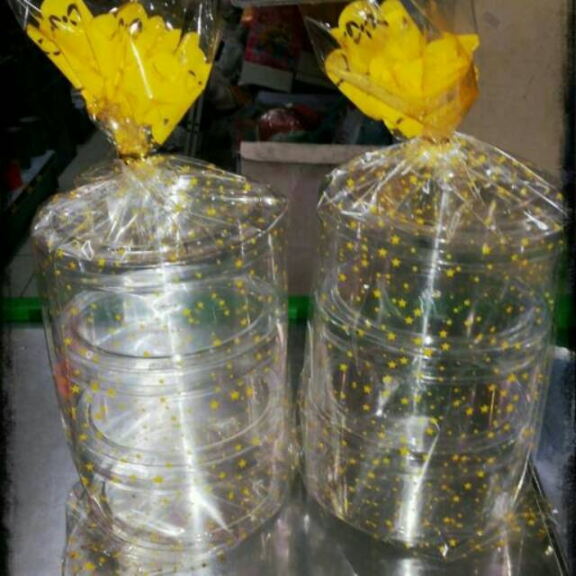

Plastik souvenir / Plastik pembungkus toples / Plastik parcel lebaran uk. 22x45 (isi 12pcs)