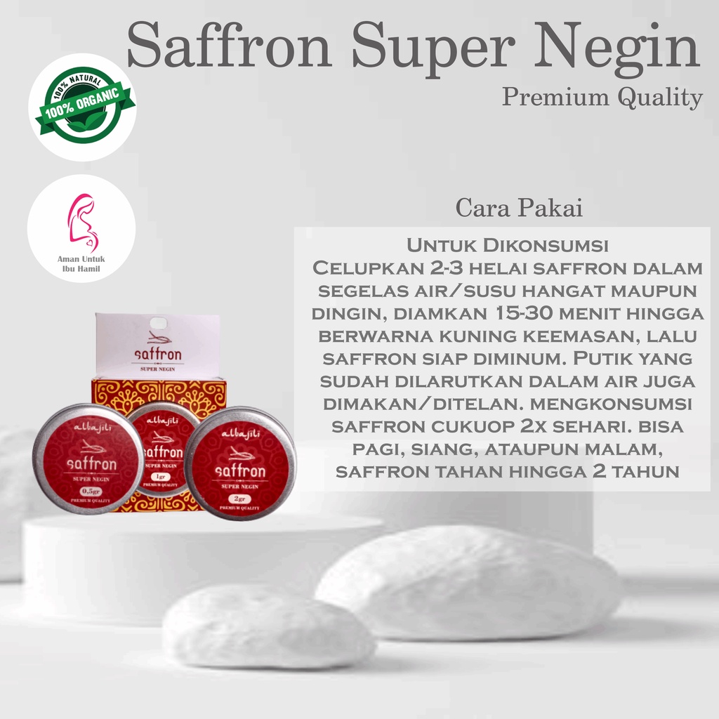 SAFRON PROMO [BELI 1 GRATIS 1] (FINEST QUALITY A++) SAFFRON SUPER NEGIN SAFRON ORIGINAL IRAN