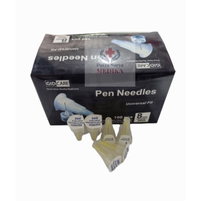 Jual Jarum Insulin Pen Needle 30G x 8mm Gidcare Satuan