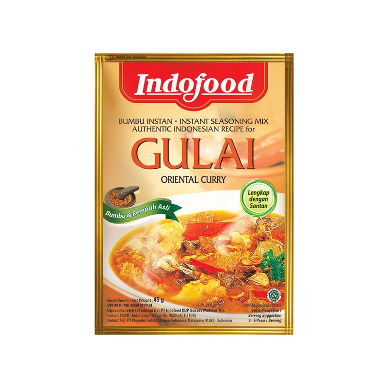 

Indofood Bumbu Instant Gulai 45G - Alhanan/04